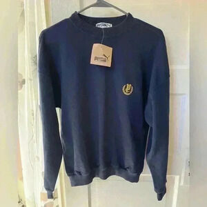 NWT PUMA sport navy blue sweatshirt size small